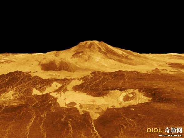 ����Maat Mons��ɽ��3D�״�ͼ��/��ͼ��DLR